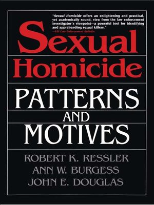 cover image of Sexual Homicide